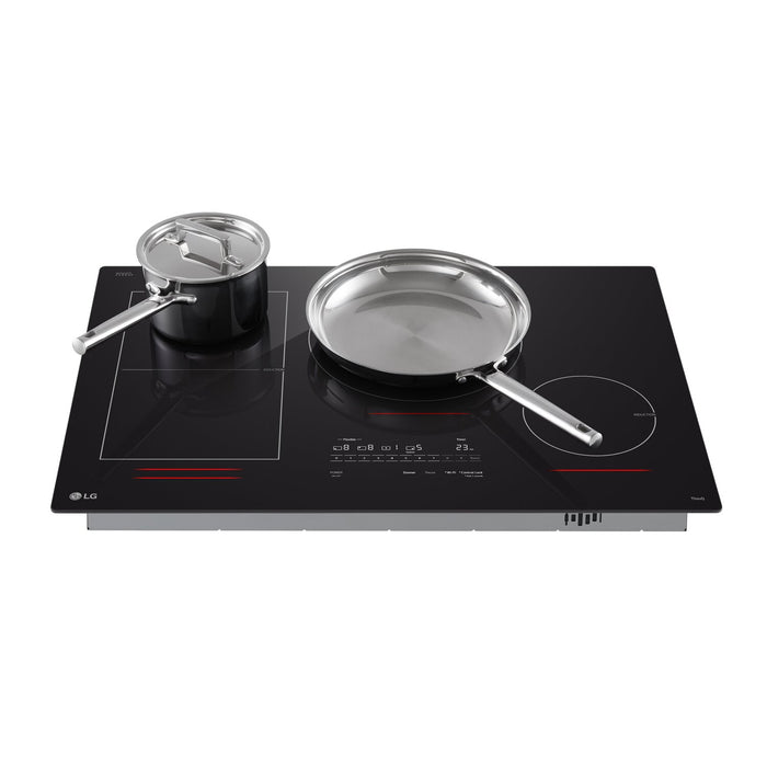 Surface de cuisson intelligente à induction LG de 30 po avec élément UltraHeatMC - noire - CBIH3017BE
