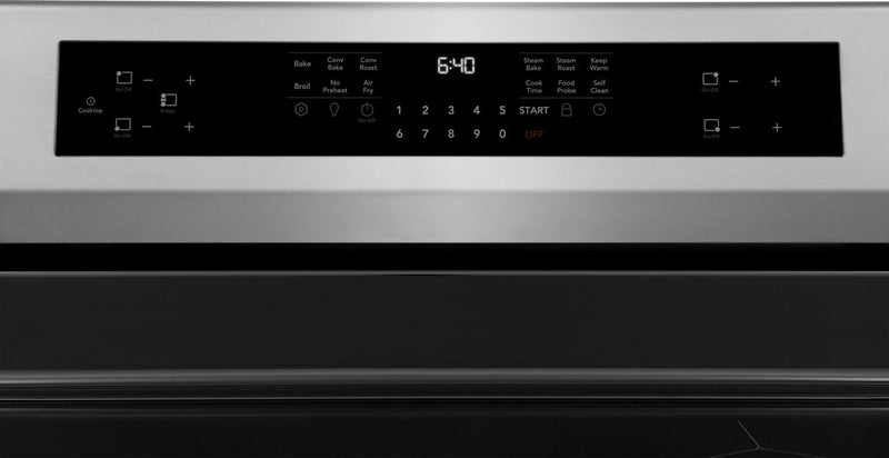 Cuisinière à induction Frigidaire Gallery de 5,3 pi³ avec commandes à l’arrière - acier inoxydable - GCRI306CBF