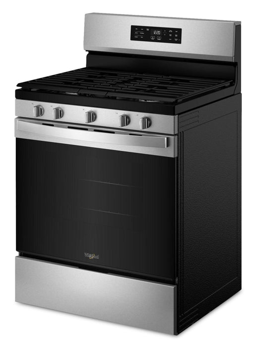 Cuisinière à gaz Whirlpool de 5,0 pi³ et de 30 po avec cuisson à air - acier inoxydable résistant aux traces de doigts - WFGS4530SZ