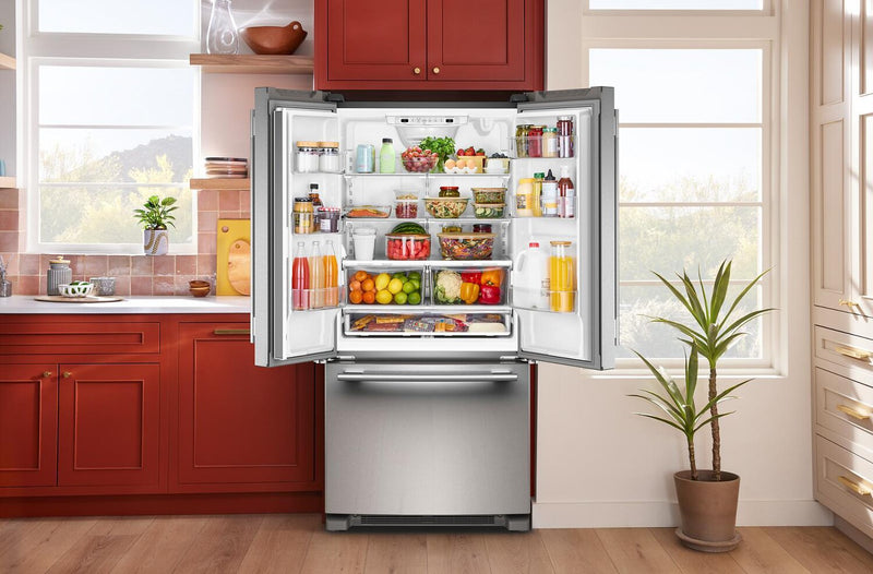 Réfrigérateur KitchenAid de 22 pi3 et de 33 po de profondeur standard à portes françaises - KRFF333SPS