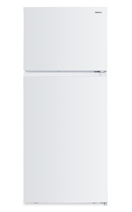 Réfrigérateur Danby de 18 pi³ et de 27 po à congélateur supérieur - blanc - DFF176B1WDB
