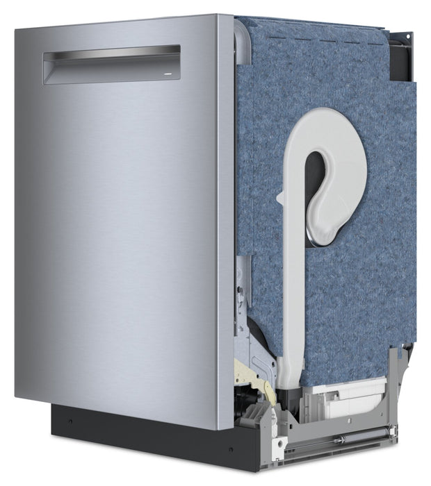 Lave-vaisselle intelligent Bosch de série 800 de 24 po avec 3e panier - acier inoxydable résistant aux traces de doigts - SHP78DM5N