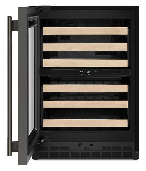 Cellier KitchenAid de 24 po sous le comptoir - minerai noir - KUWL524SBE