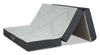 Matelas pliable en trois Parker en mousse à mémoire de forme - format grand lit