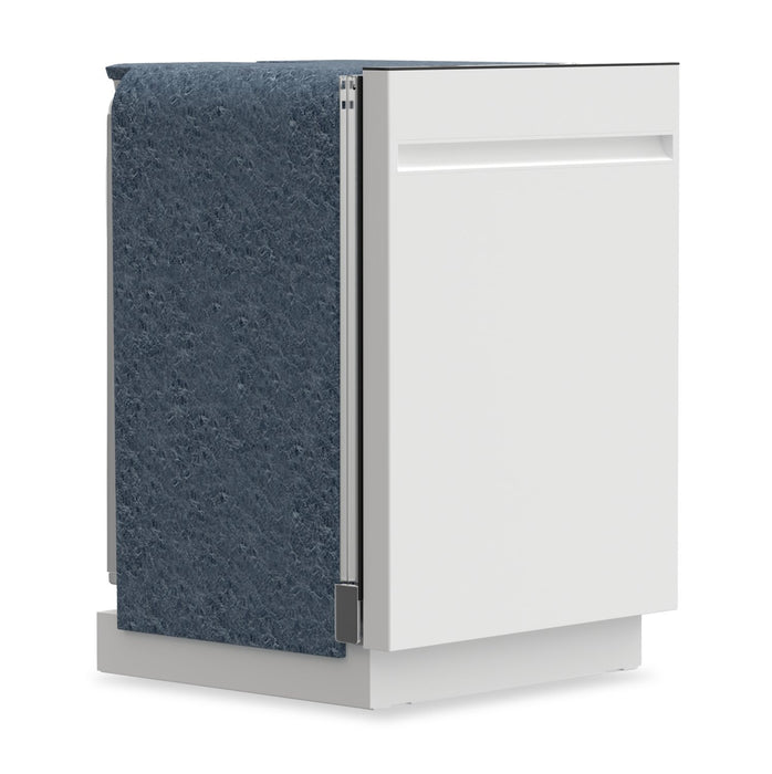 Lave-vaisselle GE de 24 po et de 50 dBA avec commandes sur le dessus et séchage - blanc - GBT500SGVWW