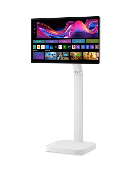 Moniteur intelligent IPS LG Swing UHD 4K de 32 po avec écran tactile et support à roulettes (32U889SA-W.ACC)