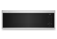  Four à micro-ondes à hotte intégrée intelligent à profil bas KitchenAid de 1,1 pi3 - acier inoxydable - YKMML550RPS 