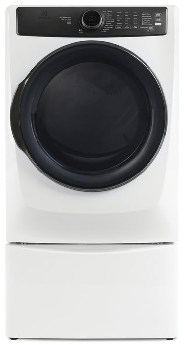 Sécheuse électrique Perfect SteamMC Electrolux de 8 pi3 avec système de séchage LuxCareMD Dry et rafraîchissement instantané - ELFE773CAW