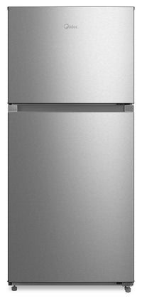 Réfrigérateur Midea de 20,5 pi³ et de 30 po à congélateur supérieur - acier inoxydable - MRT21D2BST