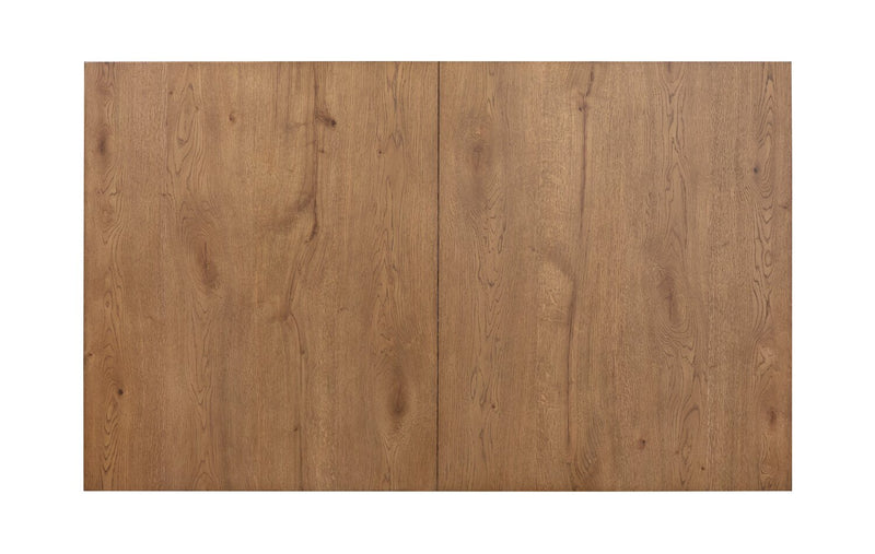 Table de salle à manger Henri de Scott Living de 66 po à 84 po (L) en bois avec rallonge et base à tréteaux - brune