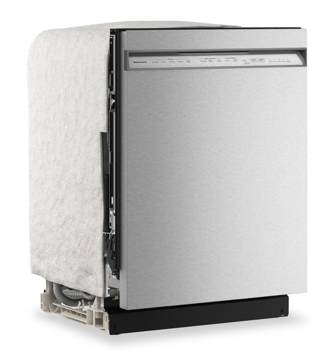 Lave-vaisselle KitchenAid de 24 po et de 41 dBA avec 3e panier à jets - acier inoxydable avec fini PrintShieldMC - KDFS324SPS 