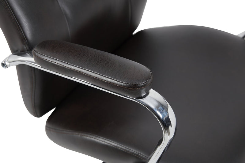 Chaise de bureau Steadman de 24.4 po - brun foncé