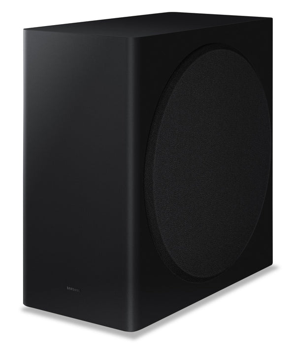 Barre de son Samsung à 9.1.2 canaux avec Dolby AtmosMD, DTS:X, Q-Symphonie et caisson d’extrêmes graves sans fil (HW-Q910D/ZC)