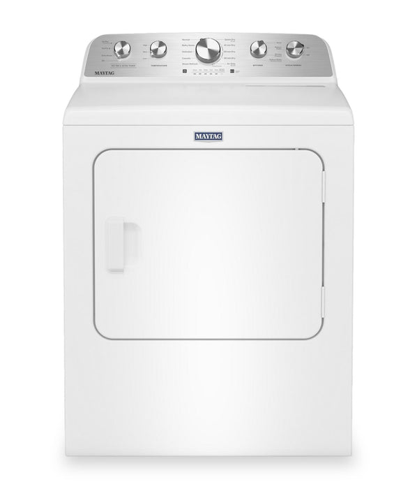 Laveuse à chargement par le haut 5,5 pi³ avec Animal Pet Pro et sécheuse électrique Animal Pet Pro 7,0 pi³ de Maytag - blanches