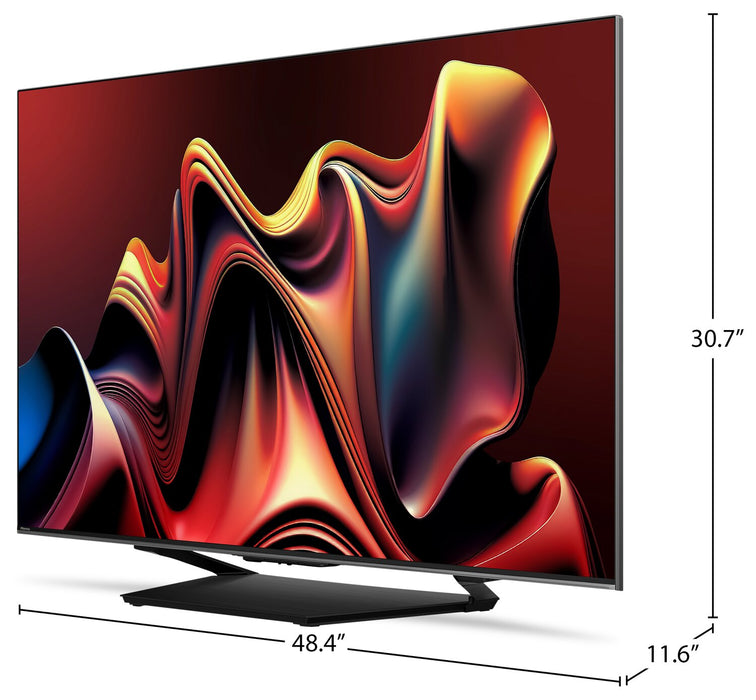 Téléviseur intelligent QLED à mini DEL de Hisense UHD 4K de 55 po à 144 Hz avec HDR10+, Dolby VisionMC et Google TVMC (55U78N)