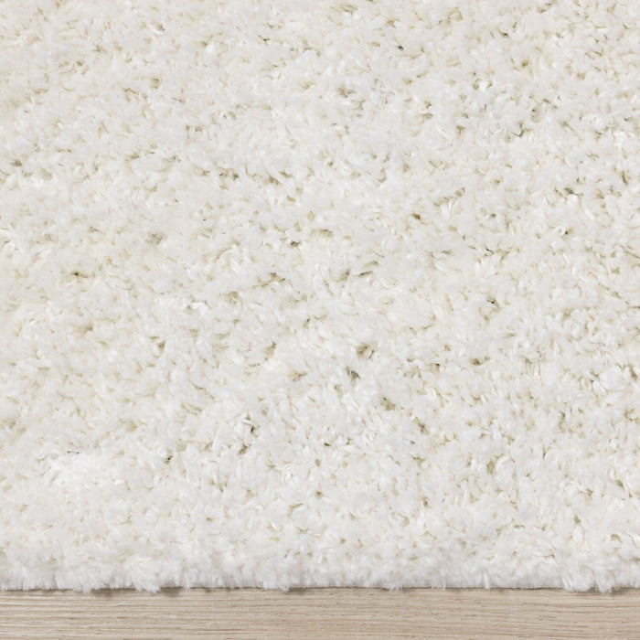 Carpette à poil long Pascal crème - 7 pi 10 po x 10 pi 6 po