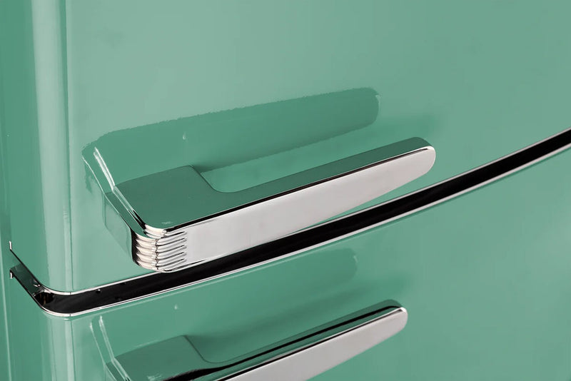 Réfrigérateur Classic Rétro d’Unique de 28 po et de 17 pi3 à congélateur inférieur - turquoise - UNQ-455L T AC