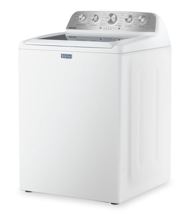 Laveuse Maytag à chargement par le haut de 5,5 pi3 avec turbine et option Animal Pet Pro - blanche - MTW5600RW
