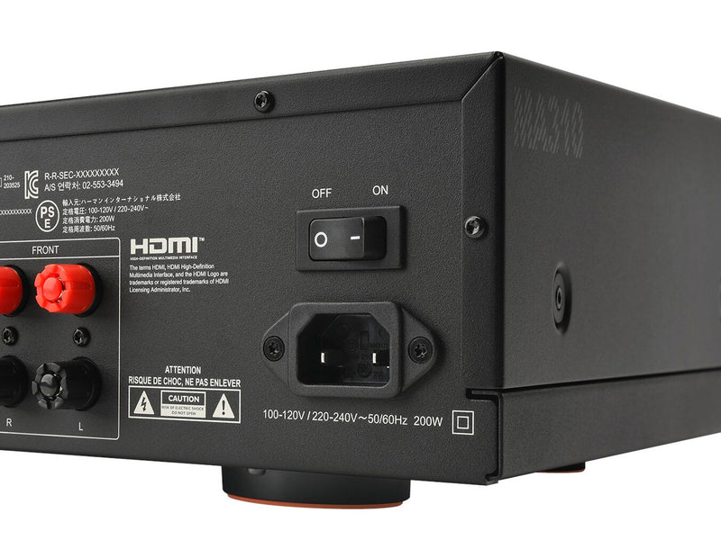 Récepteur AV à 5.2 canaux JBL MA310 4K – blanc (JBLMA310WHTAM)