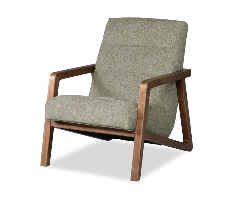 Fauteuil d’appoint Cove de 28 po en tissu de chenille - vert olive