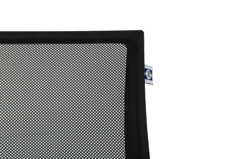 Chaise de bureau ergonomique réglable Raven de Sealy de 25,2 po avec rembourrage en mailles - noire