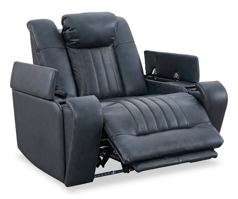 Fauteuil de massage à inclinaison électrique Delux de Shaquille O’Neal Home de 48 po avec zéro gravité et confort Shaq-o-pedic - noir 