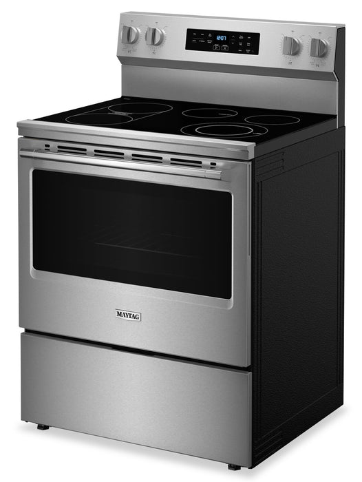 Cuisinière électrique Maytag de 5,3 pi3 et de 30 po avec friture à air sans préchauffage - acier inoxydable - YMFES6030RZ