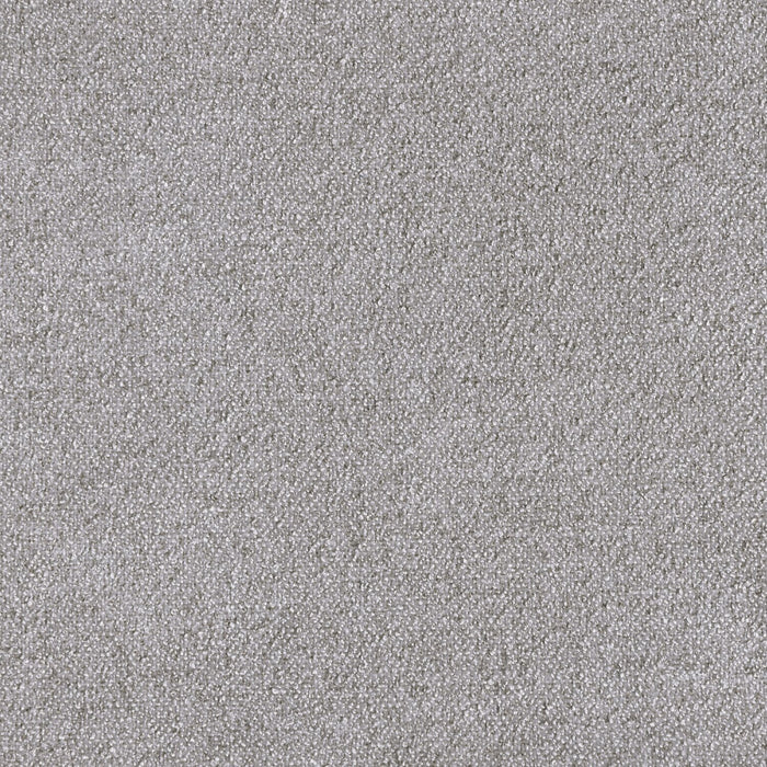 Lit plateforme Amos rembourré en tissu gris avec tête de lit capitonnée - format très grand lit