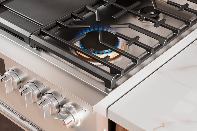 Cuisinière à gaz Frigidaire Professional de 6 pi³ avec convection totale et friture à air - acier inoxydable Smudge-ProofMD - PCFG3080AF