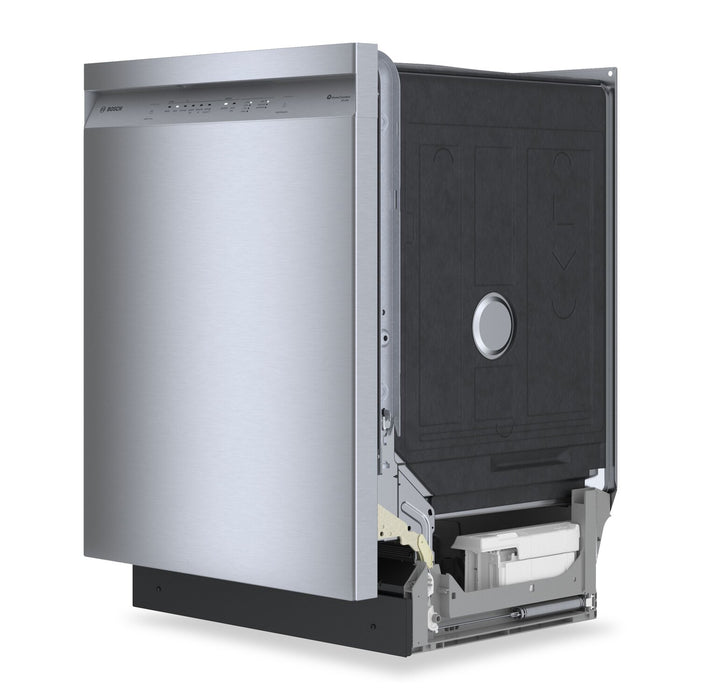 Lave-vaisselle intelligent Bosch de série 300 de 24 po de 48 dBA avec PrecisionWashMD - acier inoxydable - SHE41CM5N