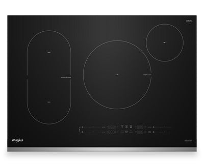 Whirlpool 30" 4-Element Induction Cooktop - Stainless Steel - WCIT7030SS | Surface de cuisson à induction Whirlpool de 30 po à 4 éléments - acier inoxydable - WCIT7030SS