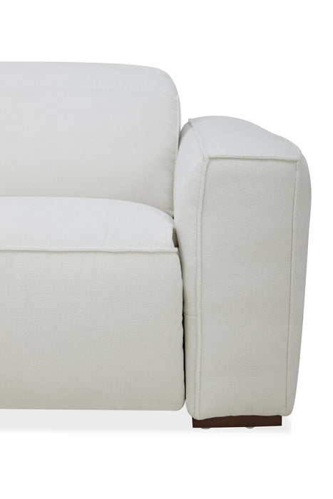 Sofa sectionnel inclinaison électrique Essence 6 pièces avec appuie-têtes électriques - ivoire