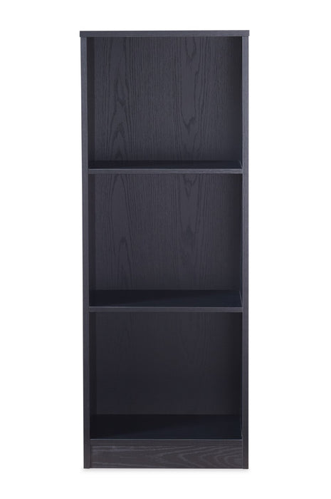 Bibliothèque William de 15,75 po à 2 tablettes - noire