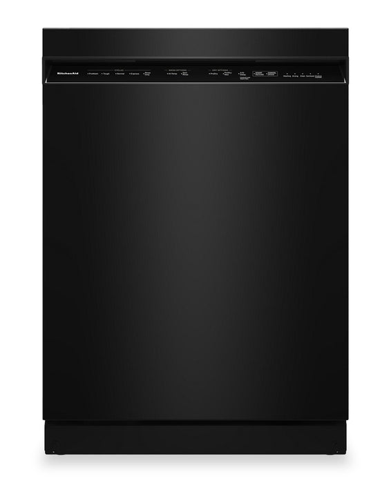 Lave-vaisselle KitchenAid de 24 po et de 47 dBA avec panier à ustensiles sur le troisième niveau - noir - KDFS224SBL