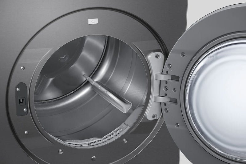 Sécheuse électrique Bespoke de Samsung de 7,6 pi3 avec fonction intelligente IA OptiDry - acier foncé - DV90F53AESAC