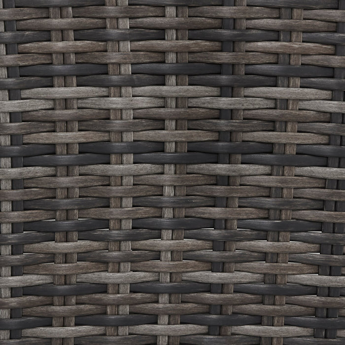 Ensemble Canmore 4 pièces pour la terrasse à l’extérieur avec sofa, 2 fauteuils et table à café - résistant aux intempéries - gris