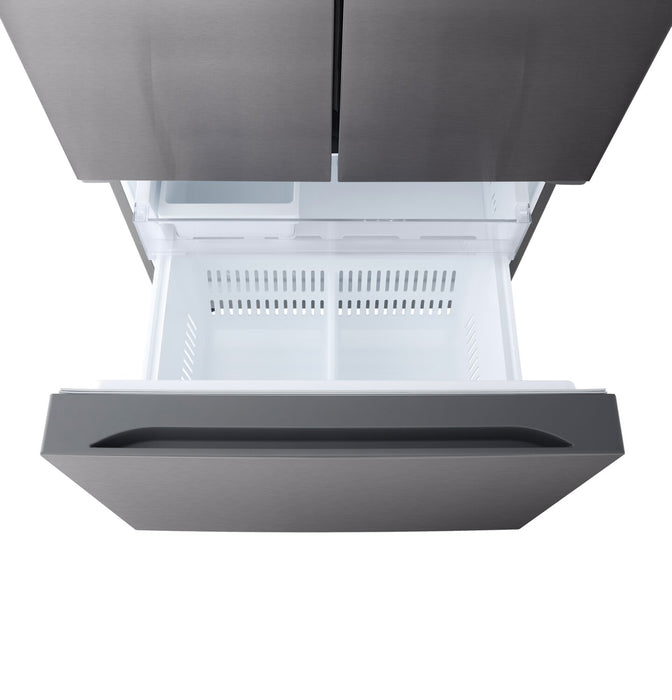 Réfrigérateur intelligent LG de 25 pi³ à portes françaises avec machine à glaçons - acier inoxydable noir - LF25S6200D