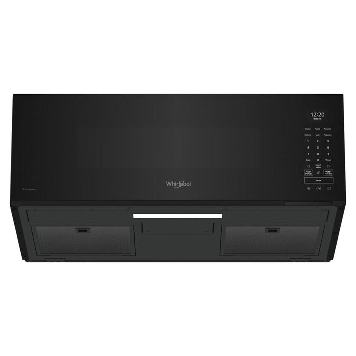 Four à micro-ondes à hotte intégrée intelligent à profil bas Whirlpool de 1,1 pi3 - noir - YWMML5530RB