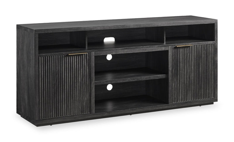 Meuble pour téléviseur Brenner de 64 po avec rangement et système de gestion des câbles pour téléviseurs jusqu’à 60 po - anthracite