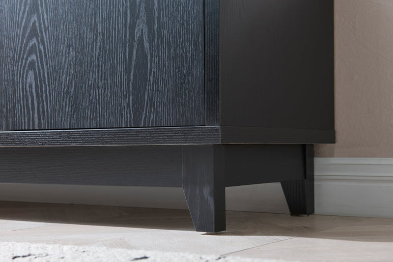 Meuble pour téléviseur Tanner de 47 po - noir mat