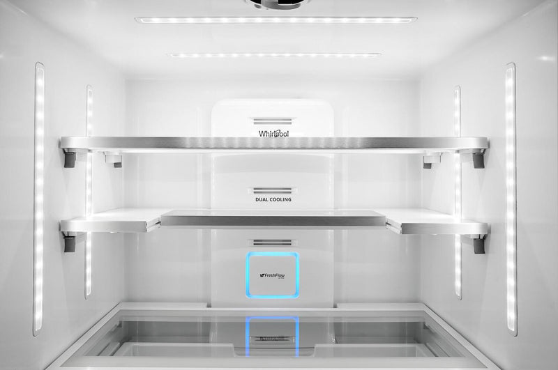 Réfrigérateur Whirlpool de 23,8 pi3 et de 36 po de profondeur comptoir à portes françaises - acier inoxydable - WRFC9636RZ 