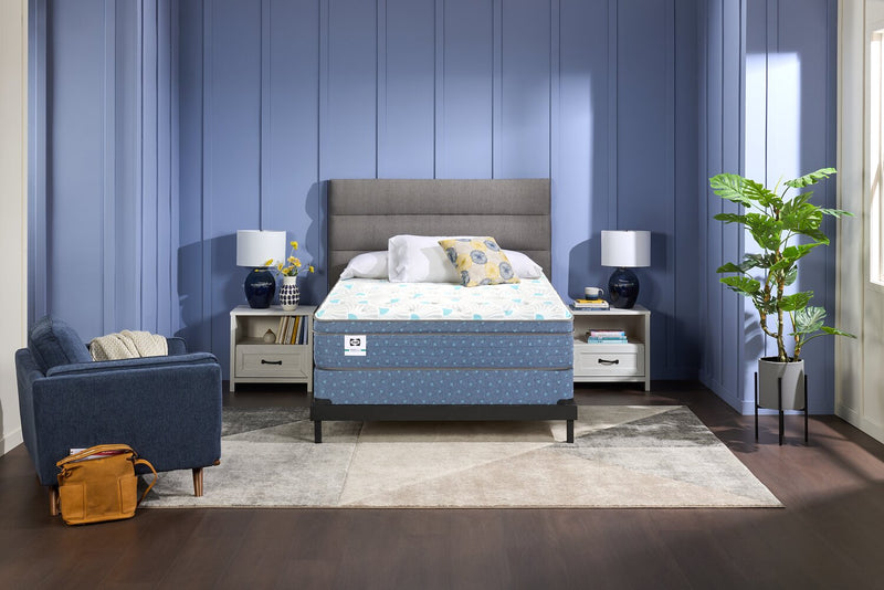 Matelas à Euro-plateau Mykonos Resort Luxury Posturepedic Crown Jewel de Sealy pour grand lit