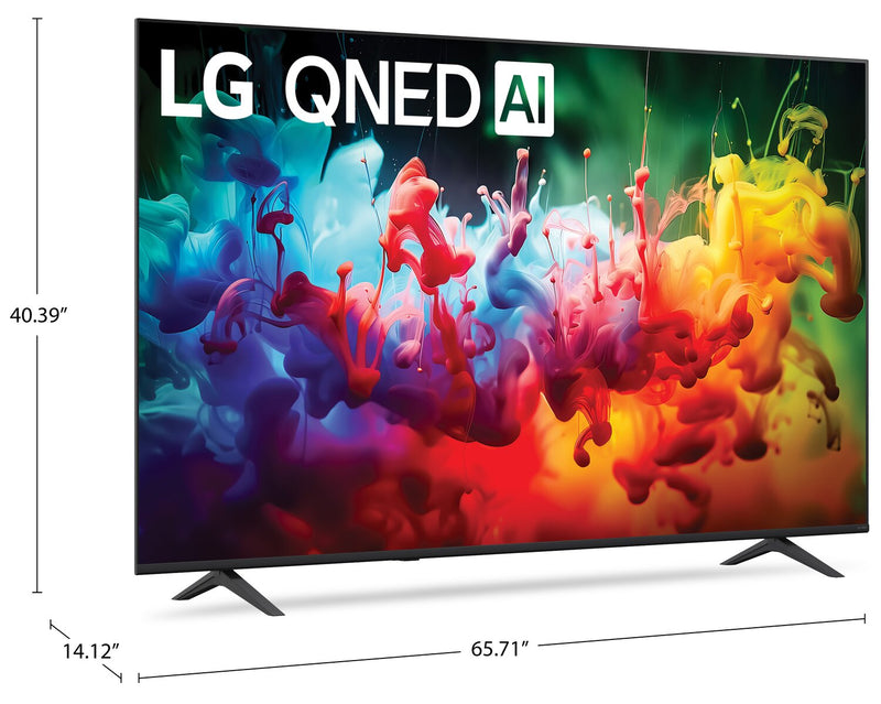 Téléviseur intelligent Mini DEL LG QNED75B 4K de 75 po avec webOS (75QNED75BUA.ACC) - modèle 2026