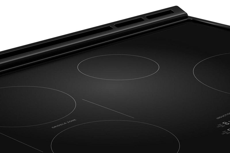 Cuisinière à induction Whirlpool de 6,4 pi3 avec friture à air sans préchauffage - acier inoxydable noir - WSIS5030RV