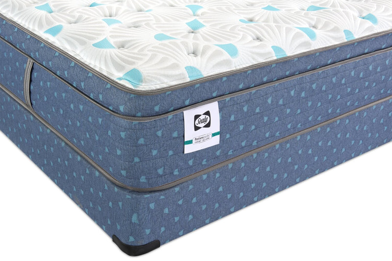 Ensemble Matelas à Euro-plateau Mykonos Resort Luxury Posturepedic Crown Jewel de Sealy pour lit double