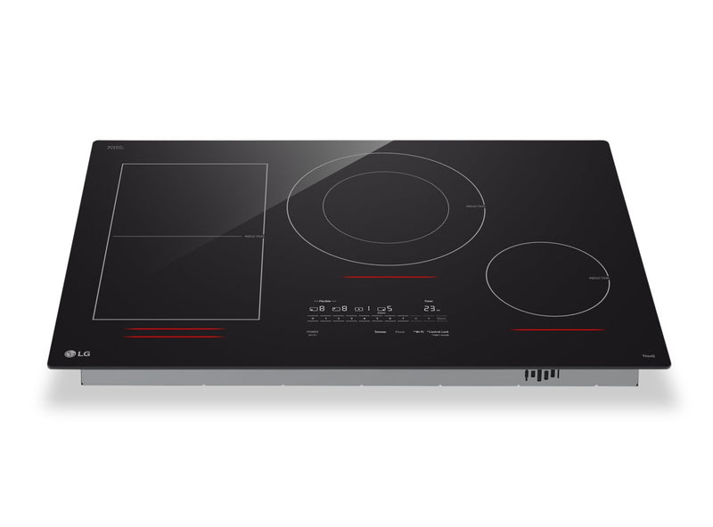 Surface de cuisson intelligente à induction LG de 30 po avec élément UltraHeatMC - noire - CBIH3017BE