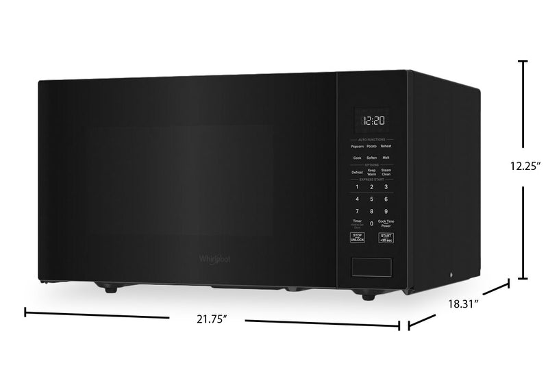 Four à micro-ondes de comptoir Whirlpool de 1,6 pi3 avec cuisson par capteur - YWMCS7022SB