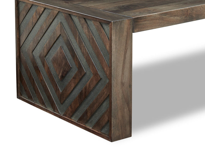 Table à café moderne Madden de 50 po - brune