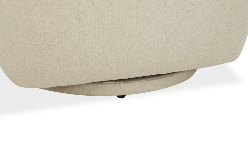 Fauteuil d’appoint pivotant Villa - ivoire