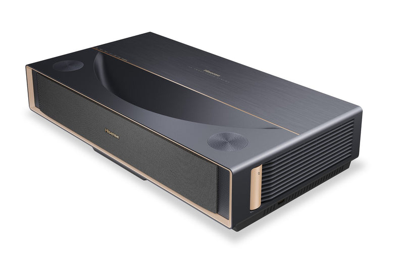 Projecteur laser intelligent HISENSE PT1 à ultra courte portée 4K de 80 po à 150 po avec Google TVMC (PT1)